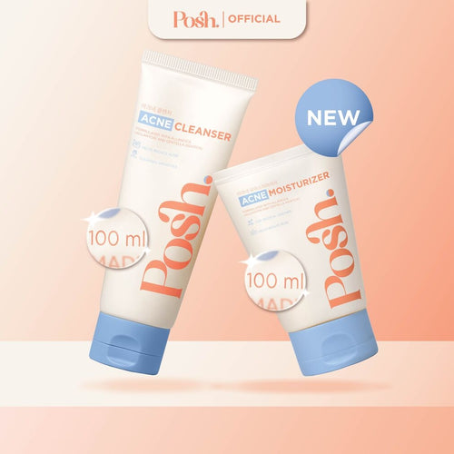Posh Skincare Acne Set 2 - Facial Cleanser & Moisturizer