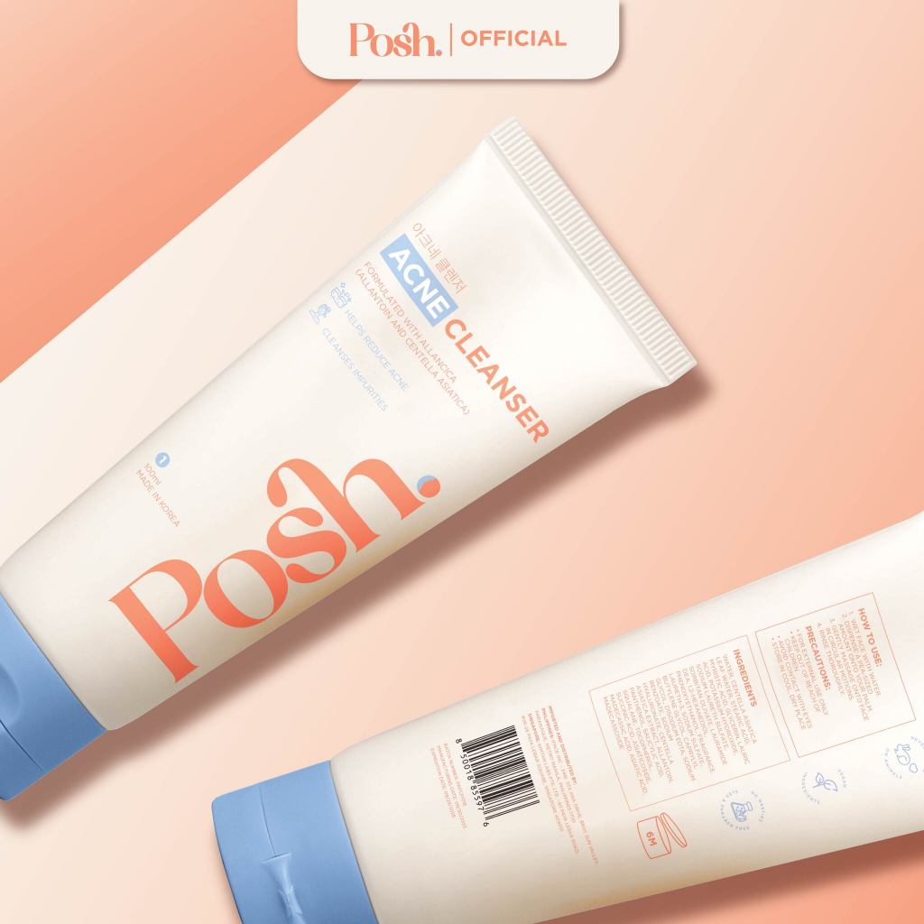 [BUNDLE] DAYTIME Pimple Patches + Posh Skin Acne Facial Cleanser 100ml