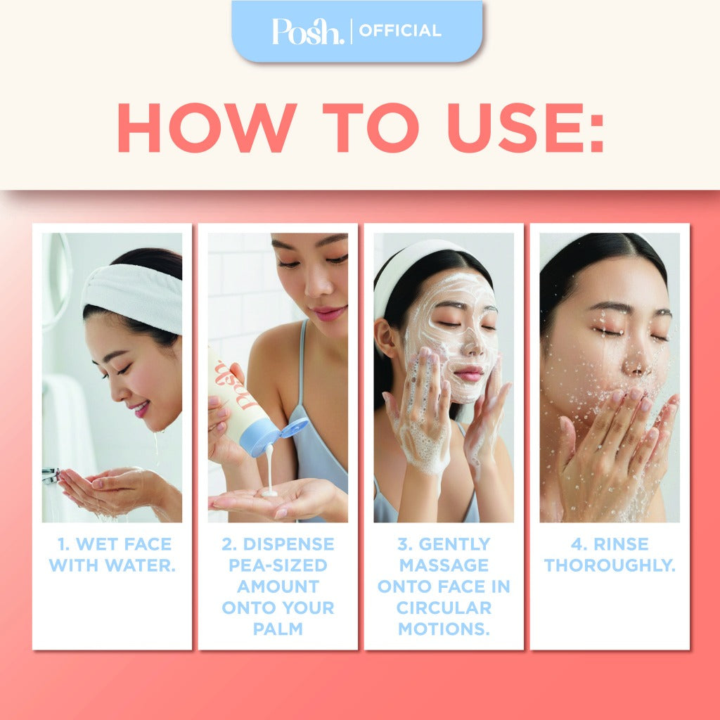 [BUNDLE] DAYTIME Pimple Patches + Posh Skin Acne Facial Cleanser 100ml