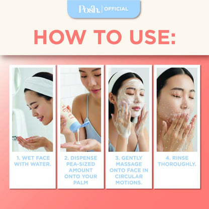 [BUNDLE] DAYTIME Pimple Patches + Posh Skin Acne Facial Cleanser 100ml