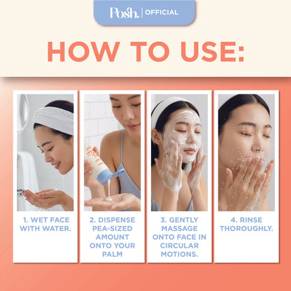 [BUNDLE] FLOWERS Pimple Patches + Posh Skin Acne Facial Cleanser 100ml