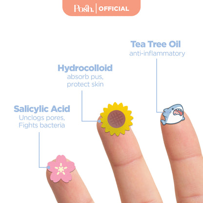 Flowers - 32 Pack Pimple Patch