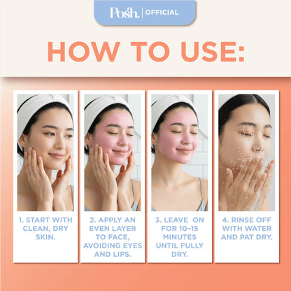 Posh Skin Acne Pink Clay Mask 50g