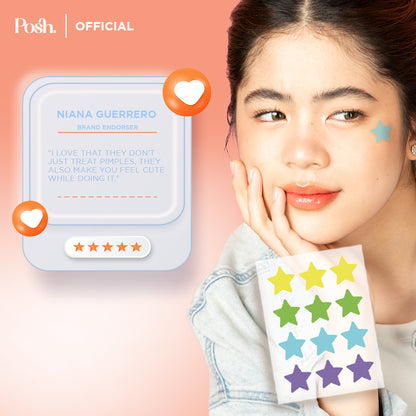 Multicolored Stars - 24 Pack Pimple Patch