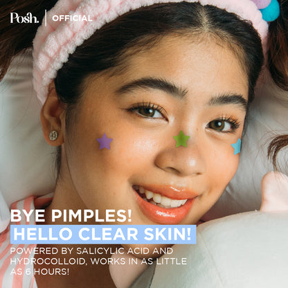 Multicolored Stars - 24 Pack Pimple Patch