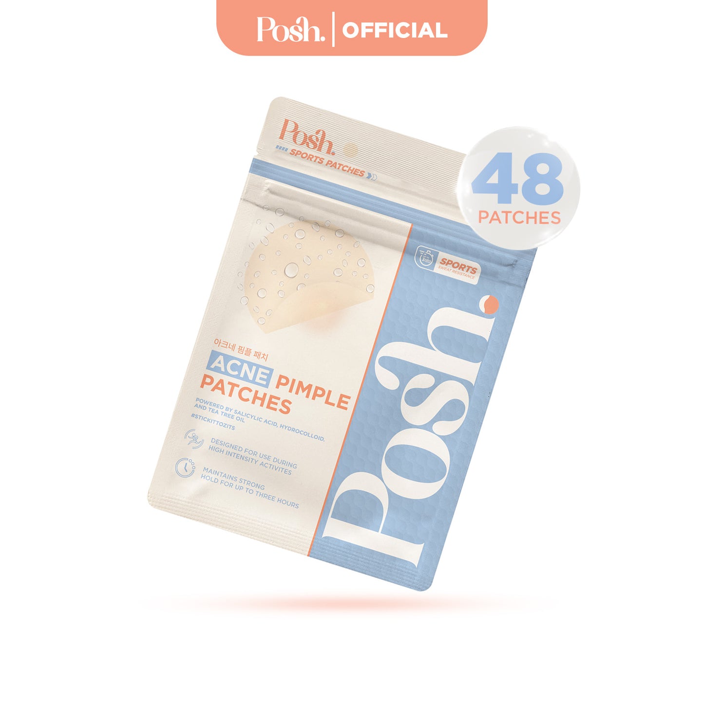 Sport Patches - 48 Pack Pimple Patch