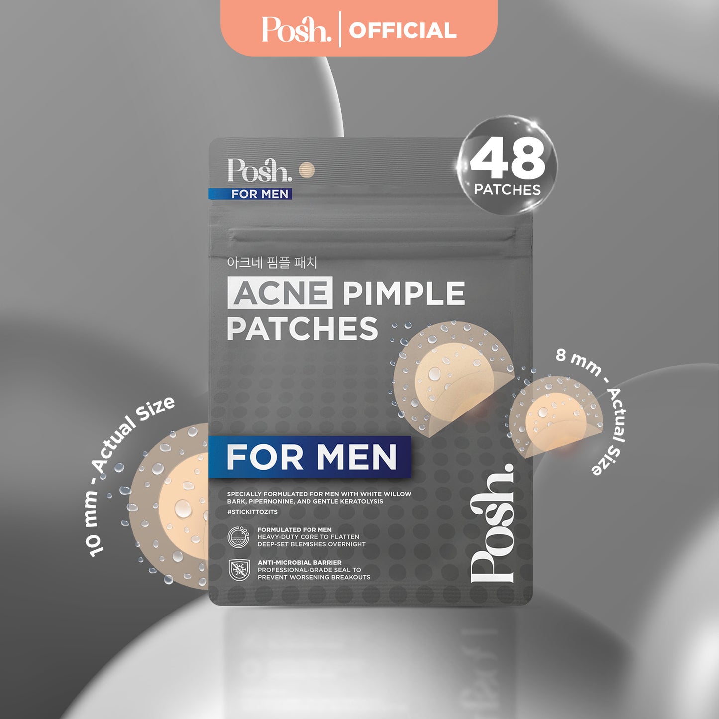 Men's - 48 Pack Pimple Patch