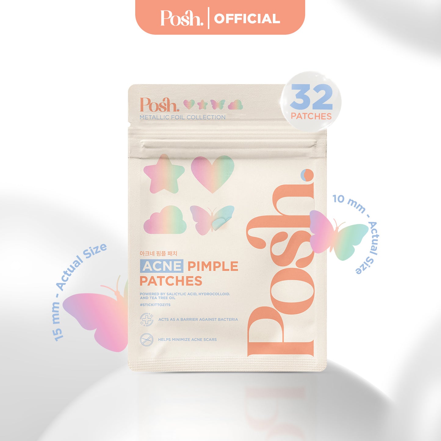 Metallic - 32 Pack Pimple Patch