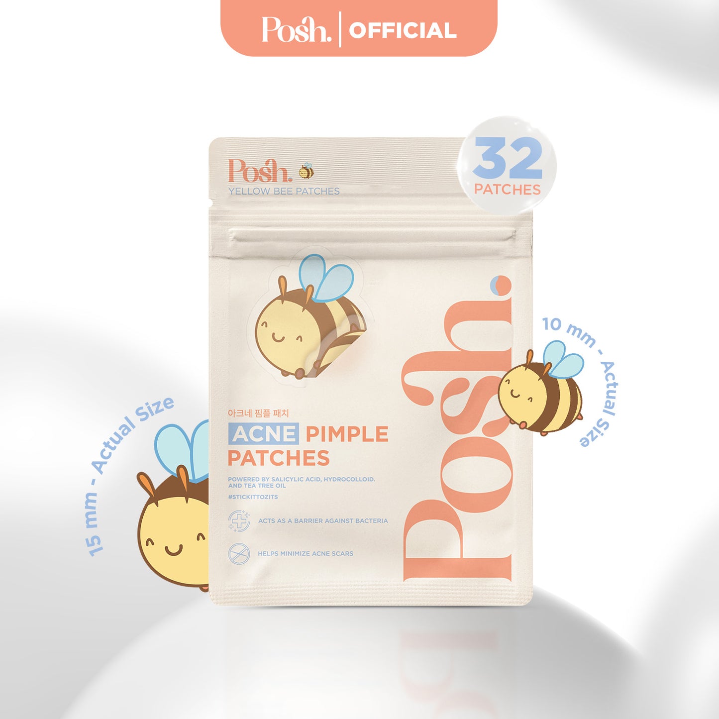 Bumble Bee - 32 Pack Pimple Patch