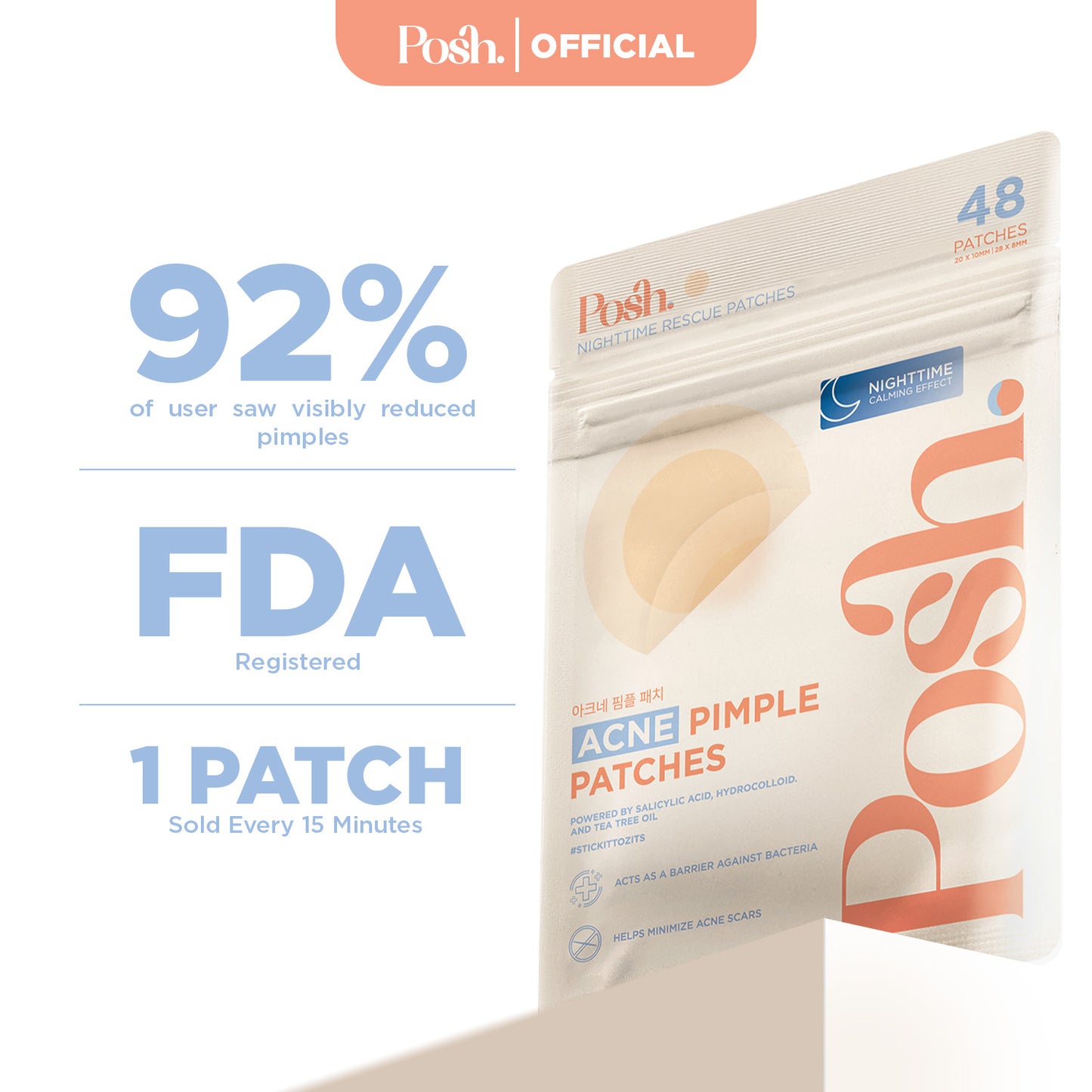 Nighttime - 48 Pack Pimple Patch