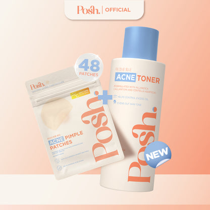 [BUNDLE] DAYTIME Pimple Patches + Posh Skin Acne Toner 150ml