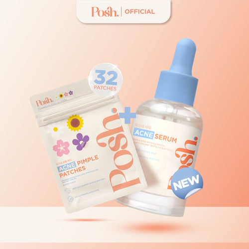 [BUNDLE] FLOWERS Pimple Patches + Posh Skin Acne Serum 30ml