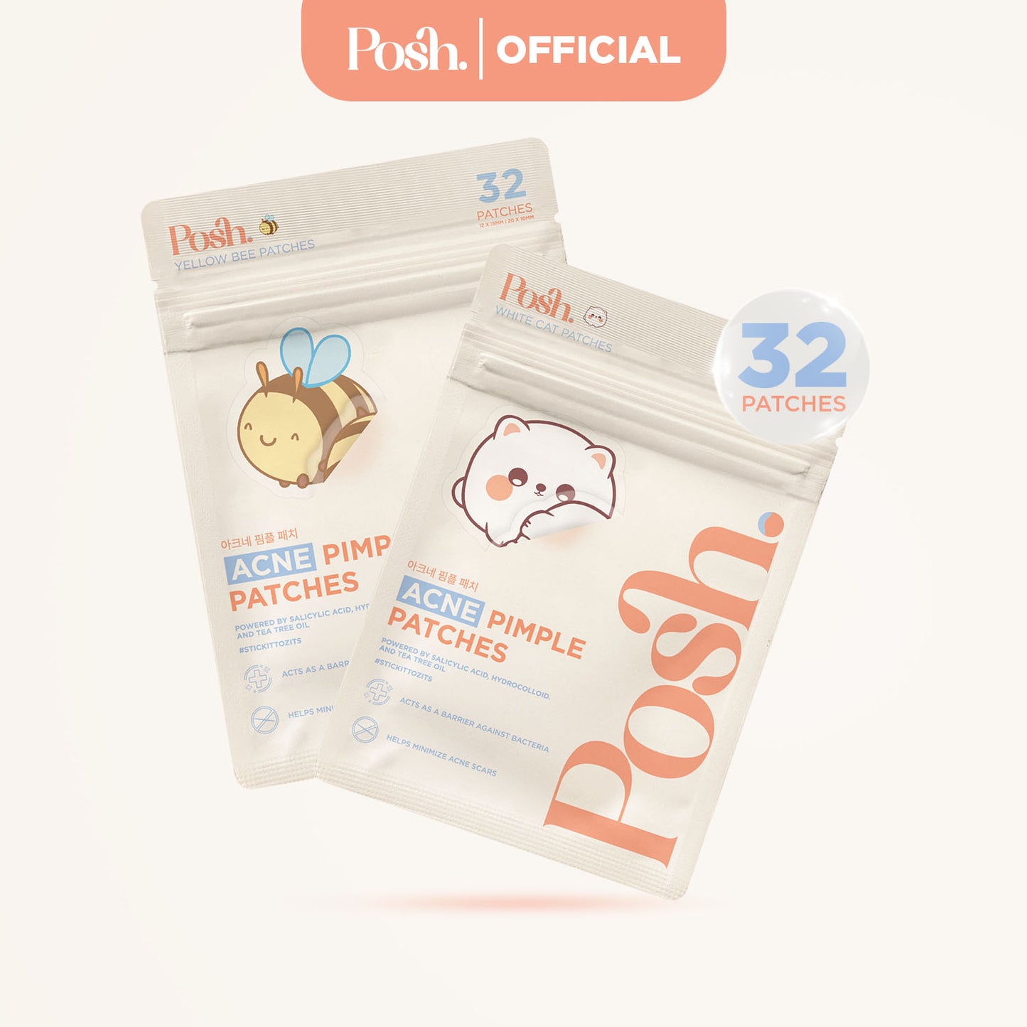 2-Pack Bundle Cat & Bee 64 pack