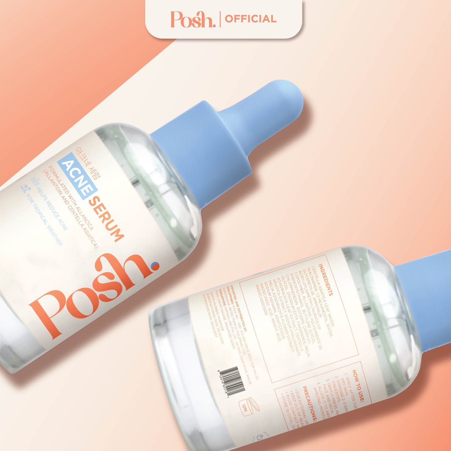 [BUNDLE] FLOWERS Pimple Patches + Posh Skin Acne Serum 30ml