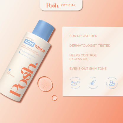 [BUNDLE] FLOWERS Pimple Patches + Posh Skin Acne Toner 150ml