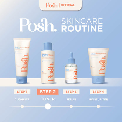 [BUNDLE] FLOWERS Pimple Patches + Posh Skin Acne Toner 150ml