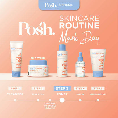 [BUNDLE] FLOWERS Pimple Patches + Posh Skin Acne Toner 150ml