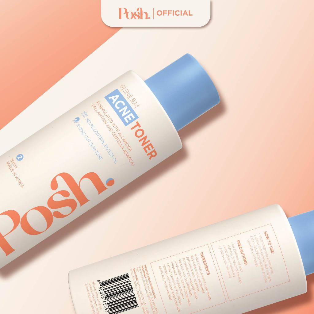 [BUNDLE] DAYTIME Pimple Patches + Posh Skin Acne Toner 150ml